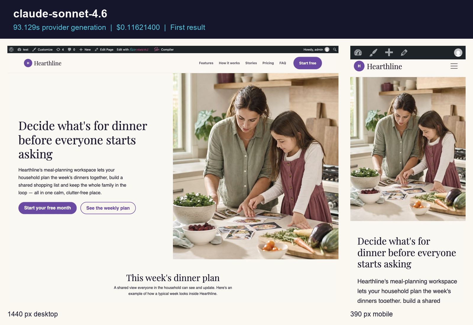 Claude Sonnet 4.6 desktop and mobile first result